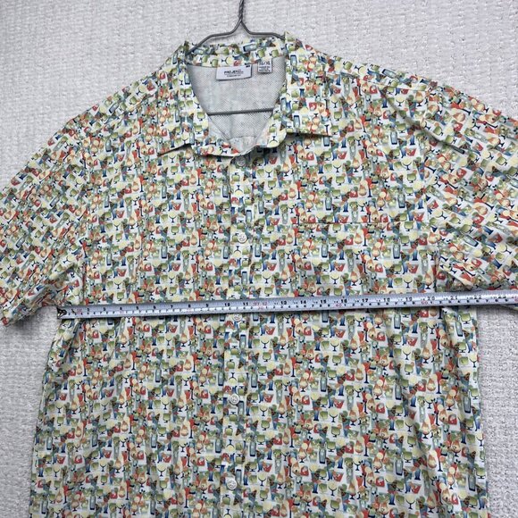 Projek Raw Shirt Mens XL Cocktails Drink AOP Summer Party Light Breathable - Picture 7 of 12